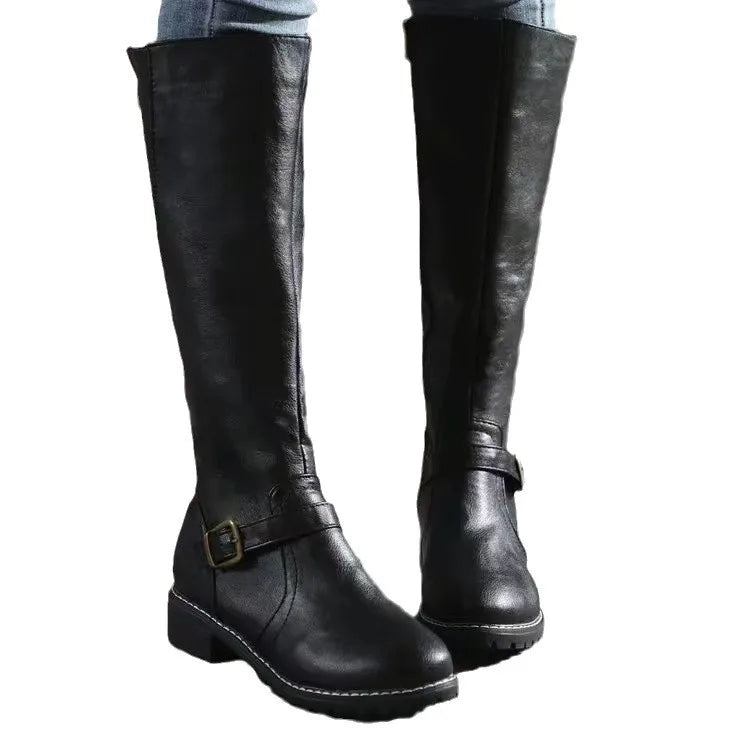 Women's Leather-Look Boots, Winter - view 6