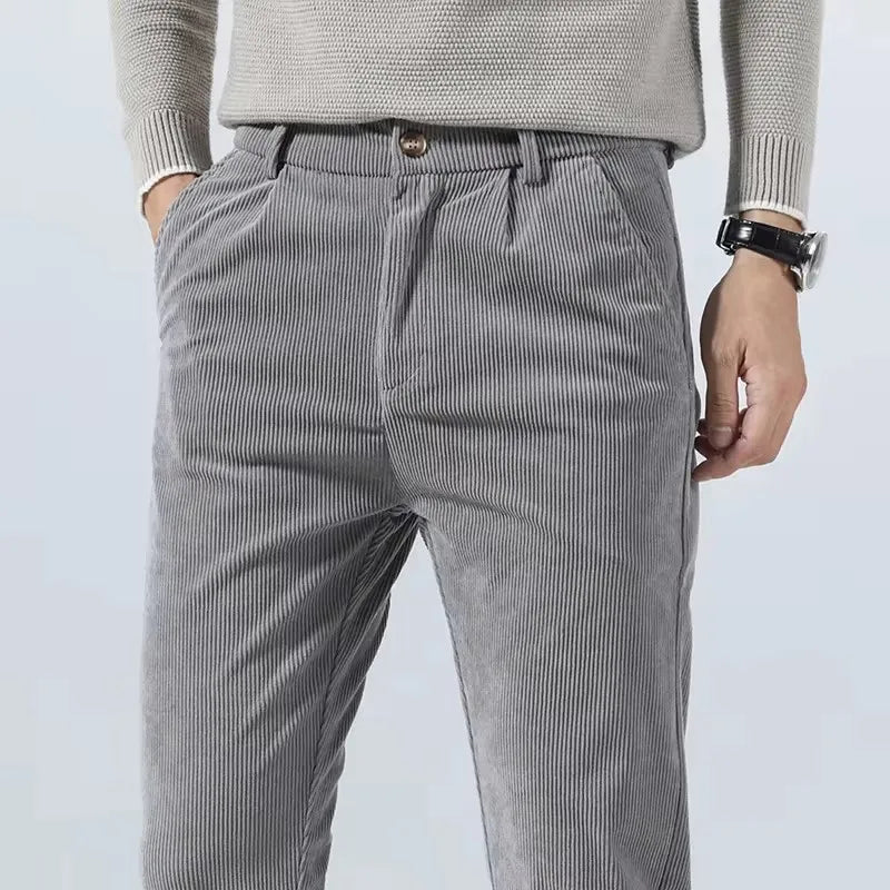 Men's Slim Fit Tapered Dress, Knitted - view 6