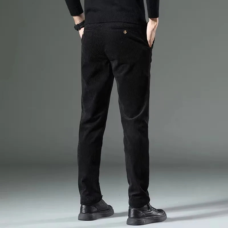 Men's Slim Fit Tapered Dress, Knitted - view 7