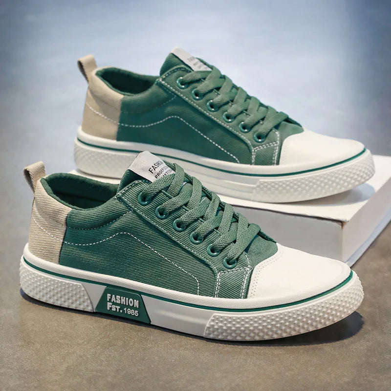 Men's Classic Trainers, Lace-Up Sneakers - view 6