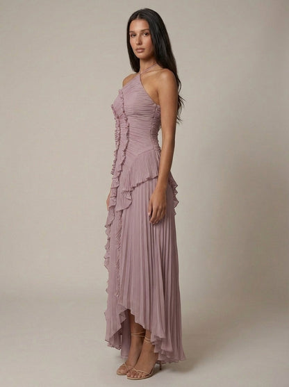 Thalvine mauve pink dress side view