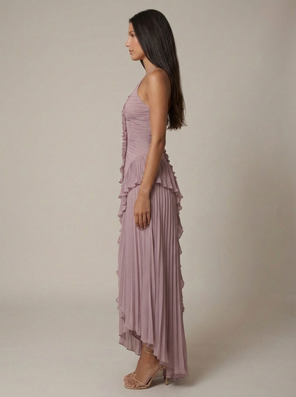 Thalvine pink dress back view