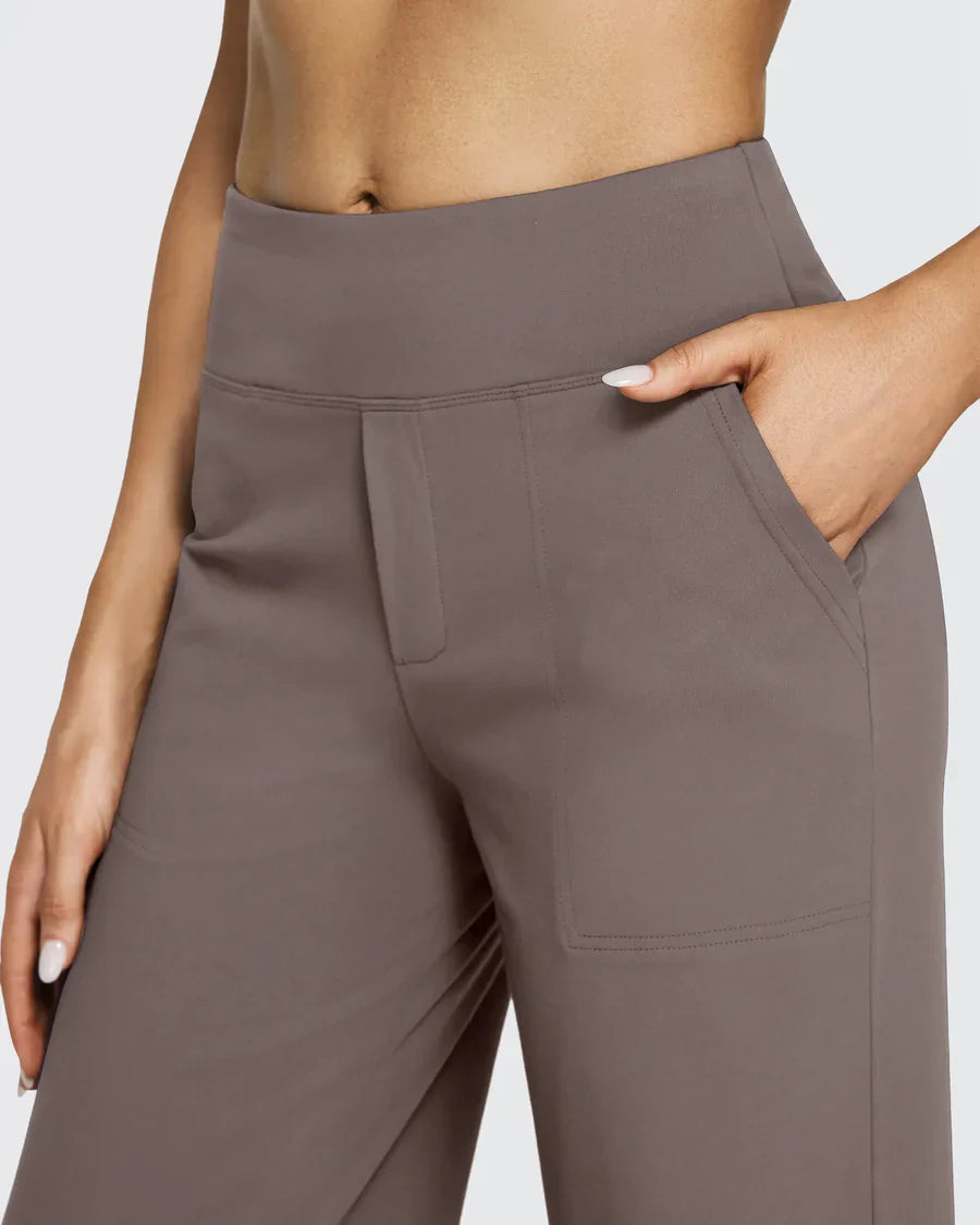 Renvox trousers - Taupe side