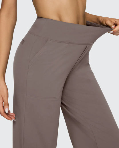 Renvox trousers - Taupe detail