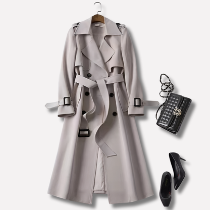Women's Vintage Trench Coat, Belted 2 - view 3