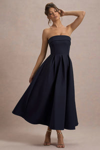 Annalise | Elegant Skater Style Midi Dress