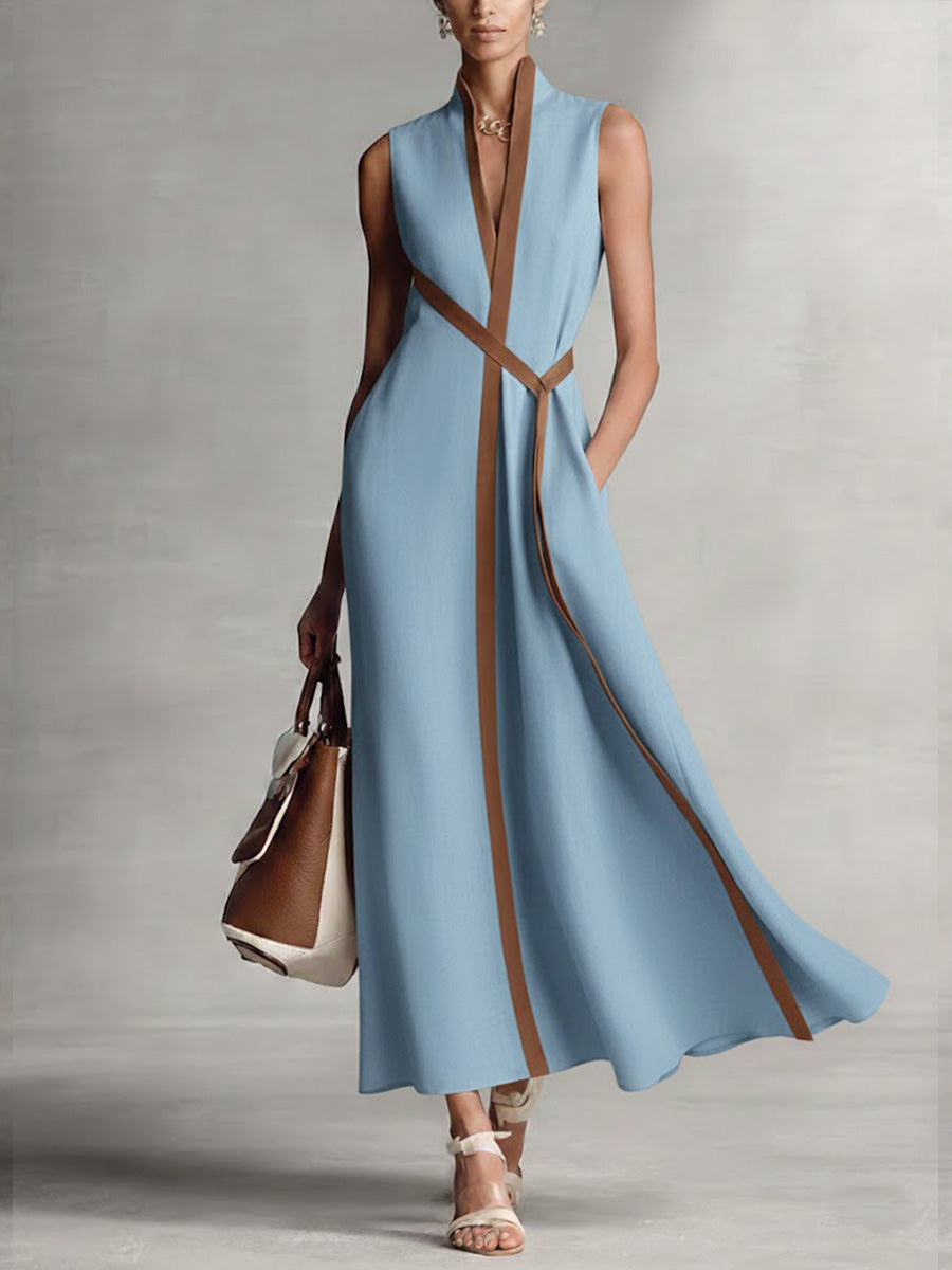 Ellarine — linen dress view 3