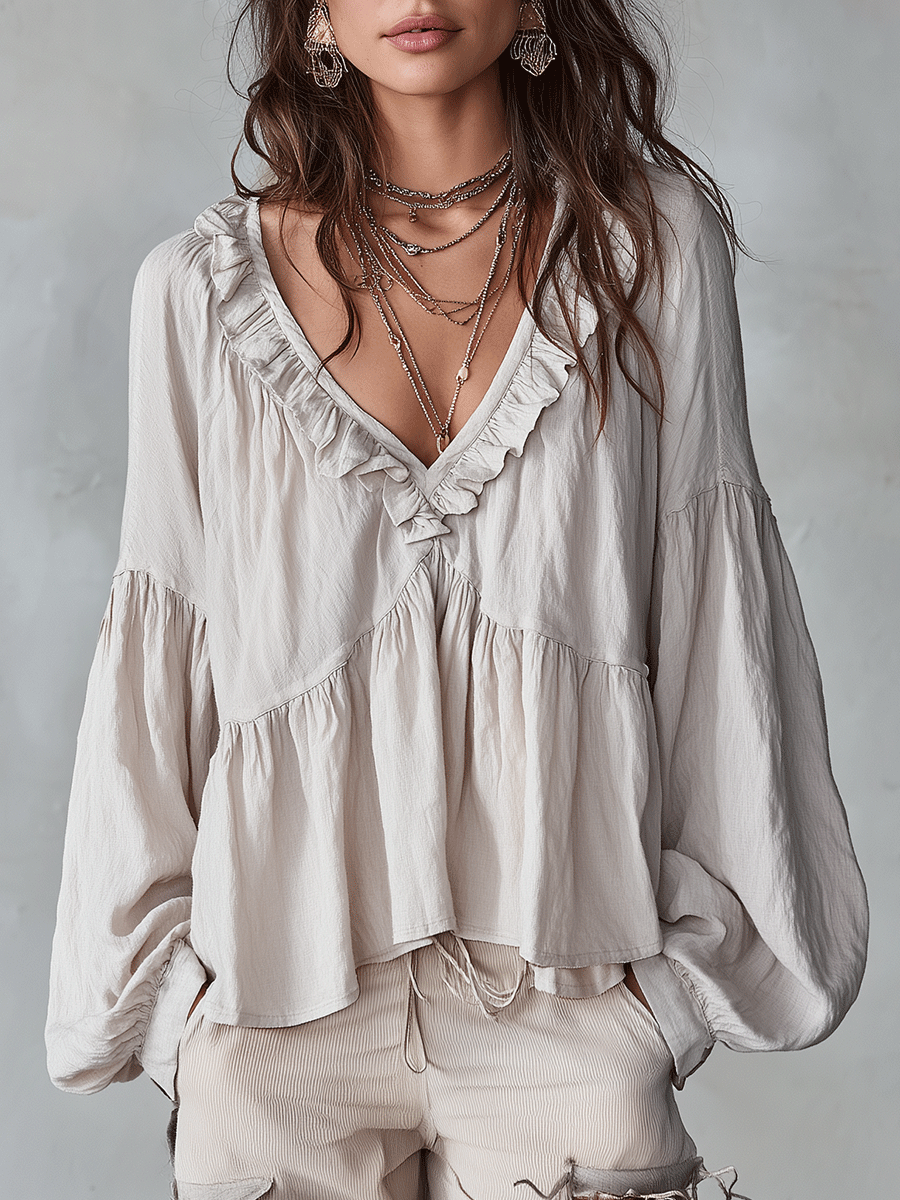 Cirenne White blouses - front view