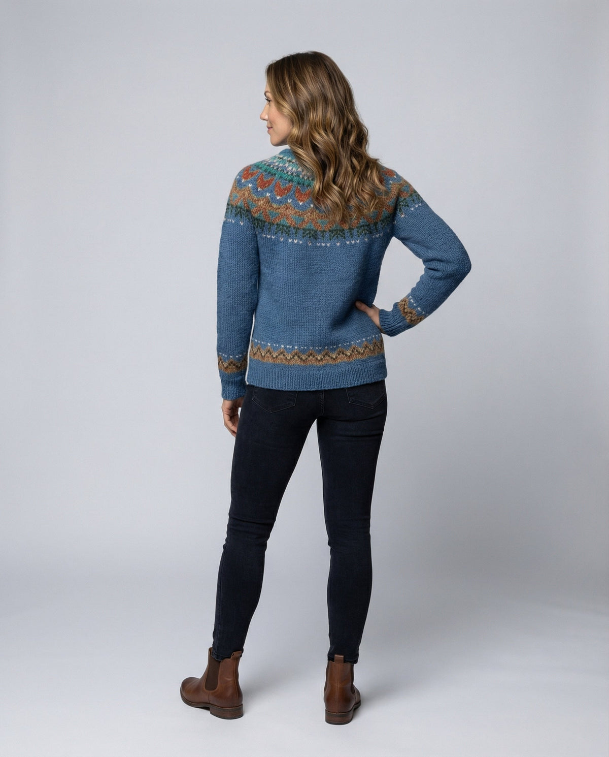 Women's Vintage Jumper, Knitted - view 5