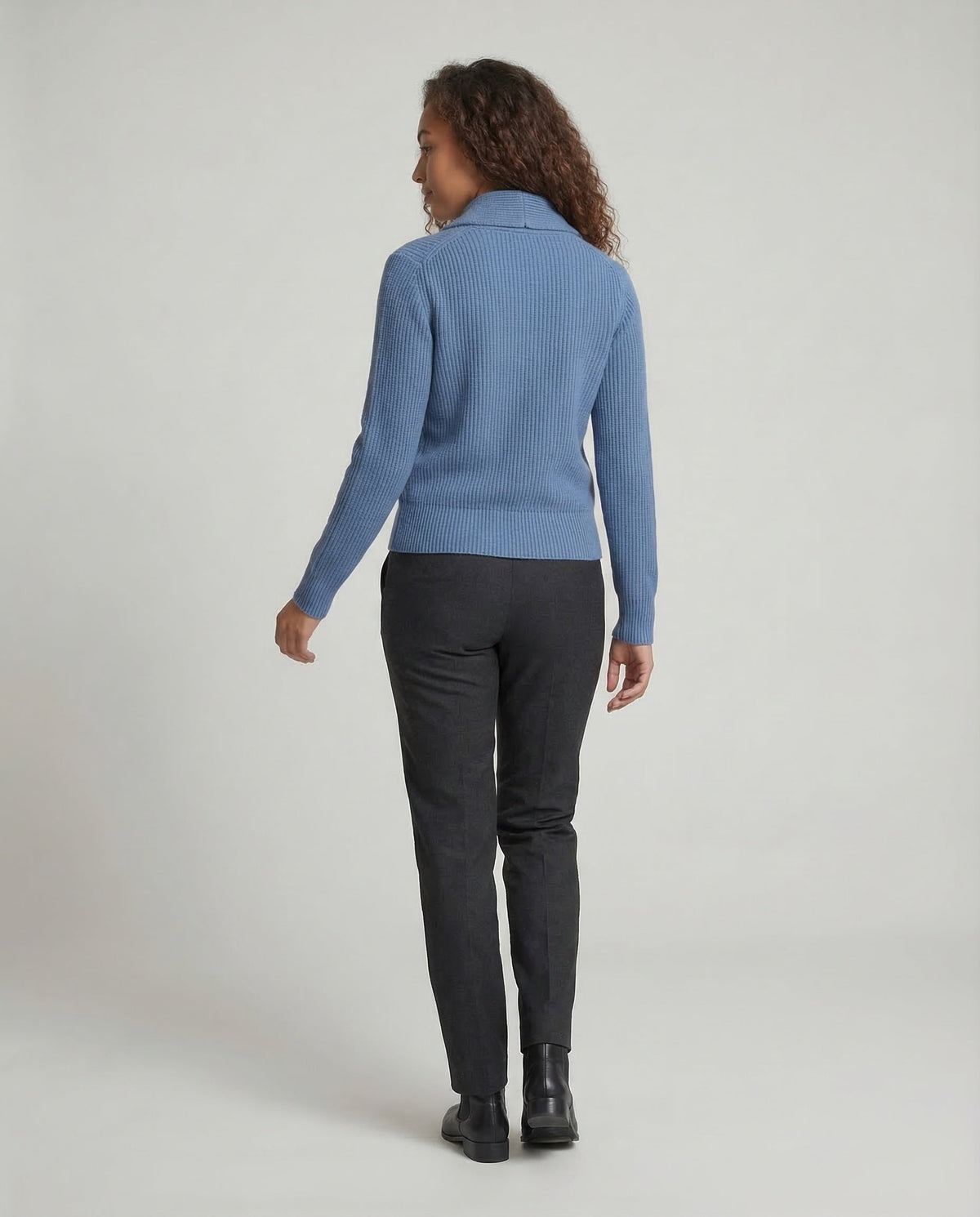 Women's Lapel Cardigan, Knitted - view 8