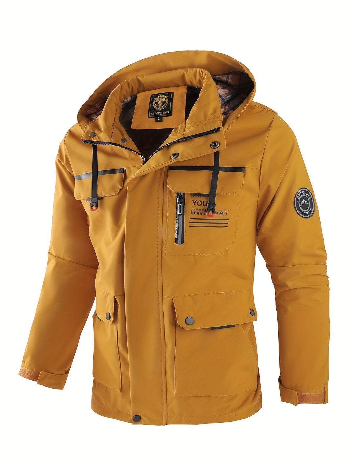 Men's Water-Resistant Winter Jacket, Zip-Up - view 8