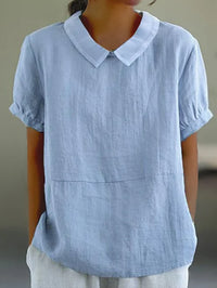 Floranne | Women's Cotton Blouse Long Sleeve Classic