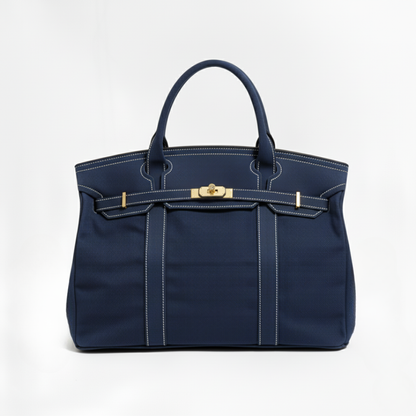 Elvorne — solid navy blue