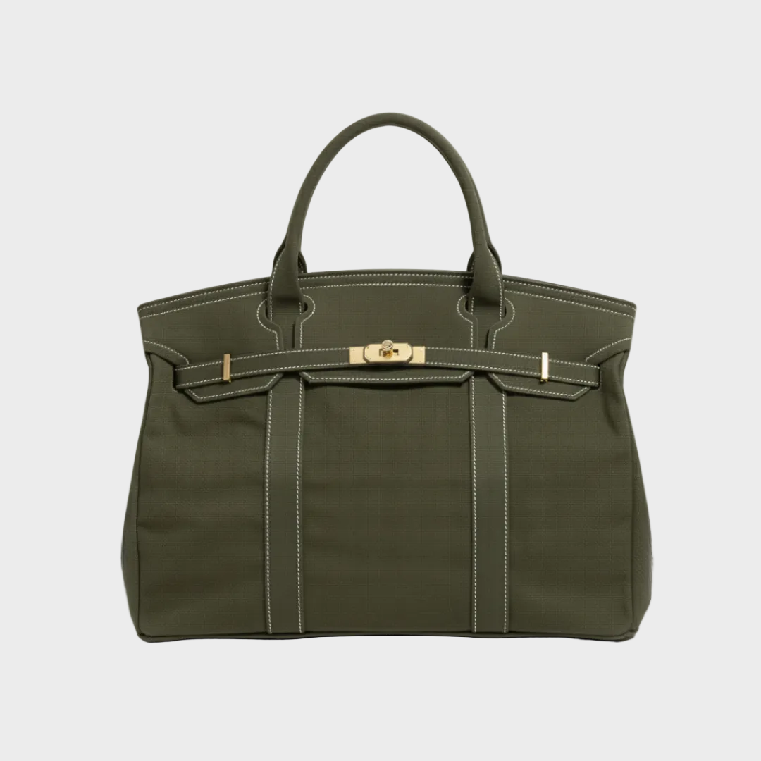 Elvorne — solid olive green