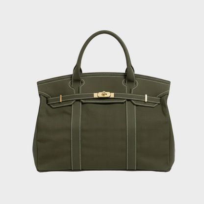 Elvorne — solid olive green