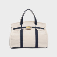 Elvorne | Tote Bag Canvas Structured Hardware Closure