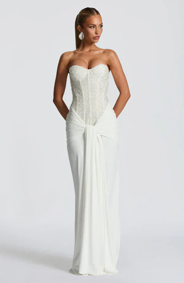 Carina | Maxi Dress Flowy V-Neck Spaghetti Strap