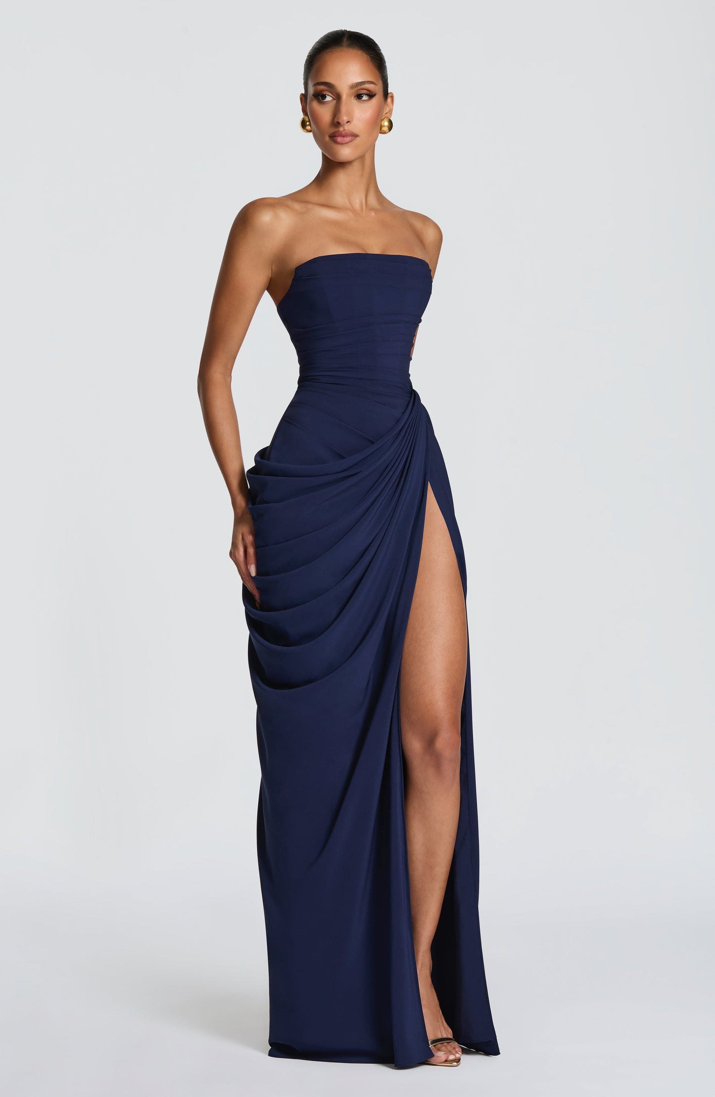 Lola Navy dress side