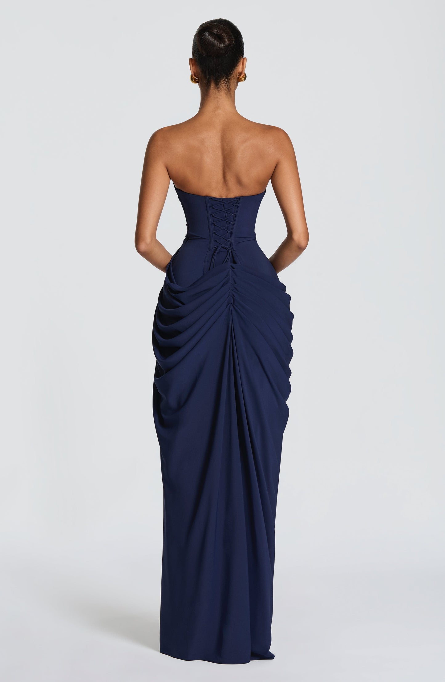 Lola Navy dress back
