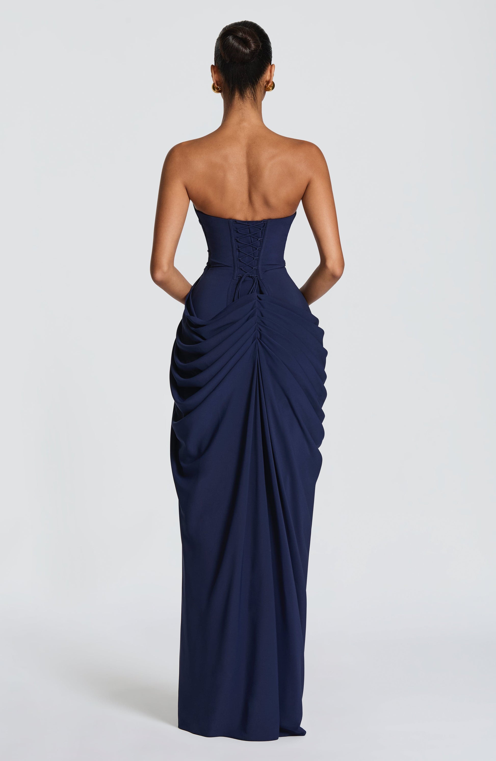Lola Navy dress back