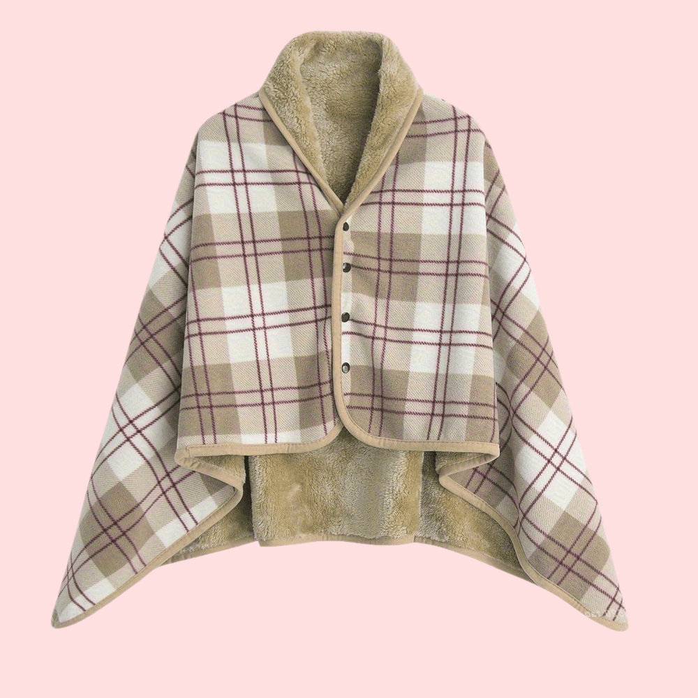 Women's Plaid Scarf, Winter Wrap - view 3