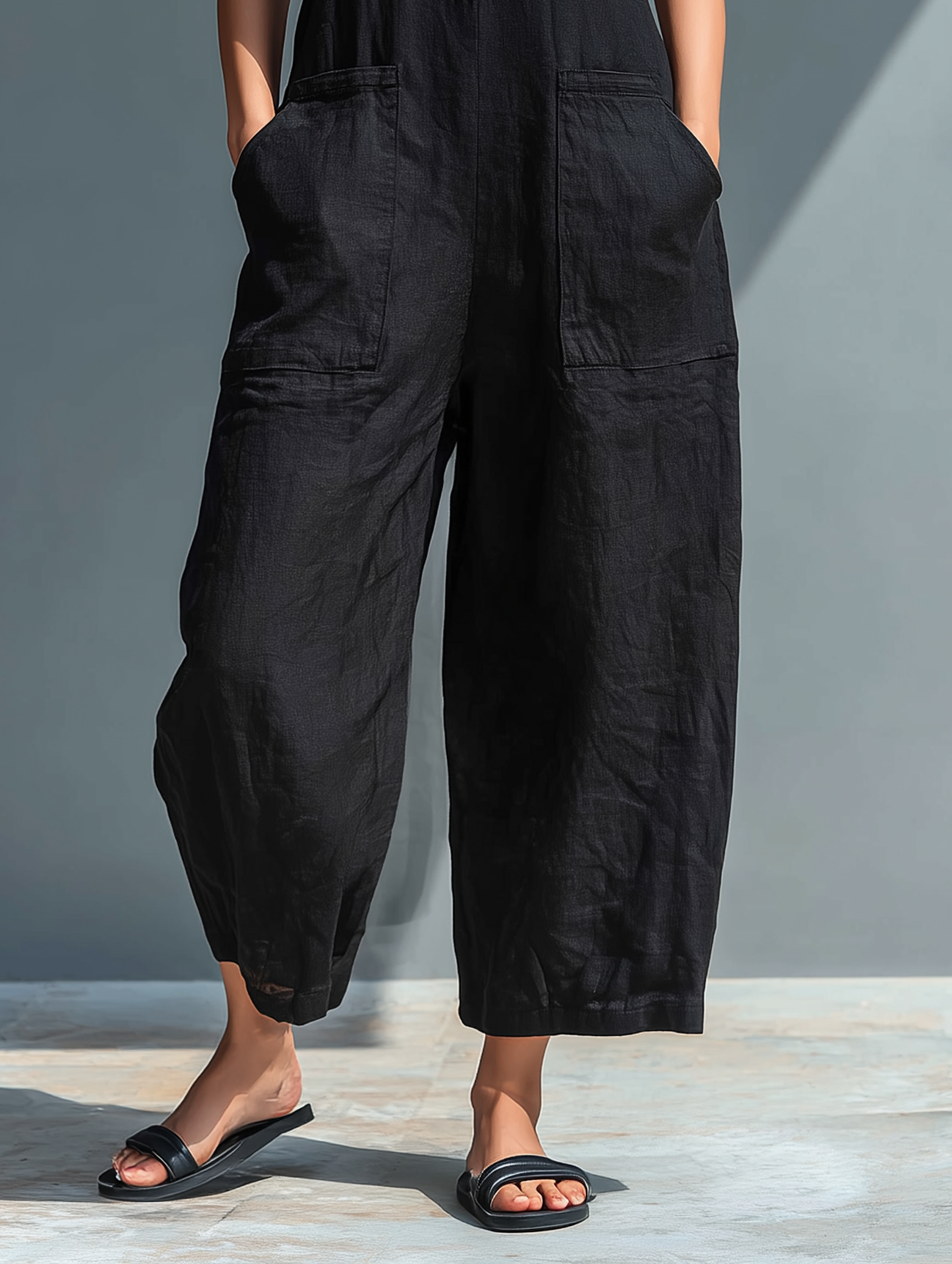 Nelvara jumpsuit detail shot