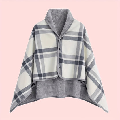 Women's Plaid Scarf, Winter Wrap