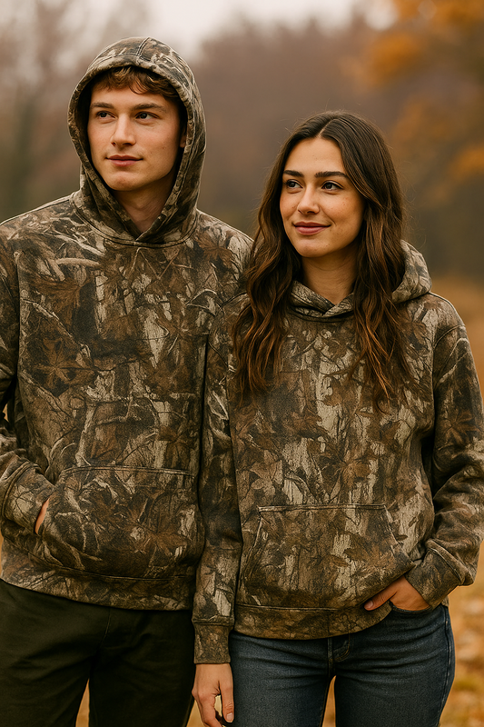 Dani | Felpa con Cappuccio Unisex Camo