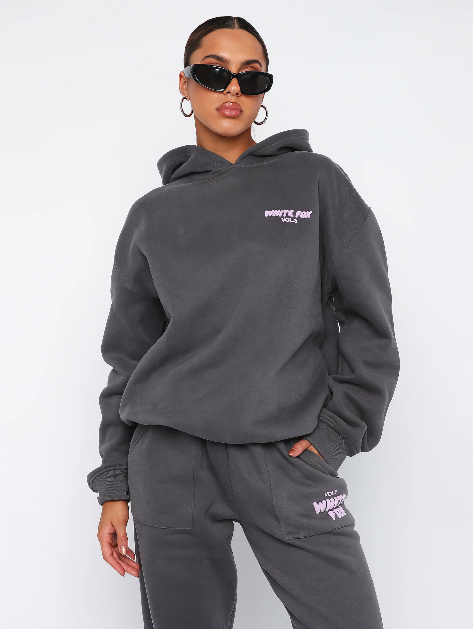 Verienne — Dark Grey tracksuit set