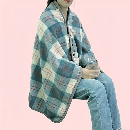 Women's Plaid Scarf, Winter Wrap - view 5