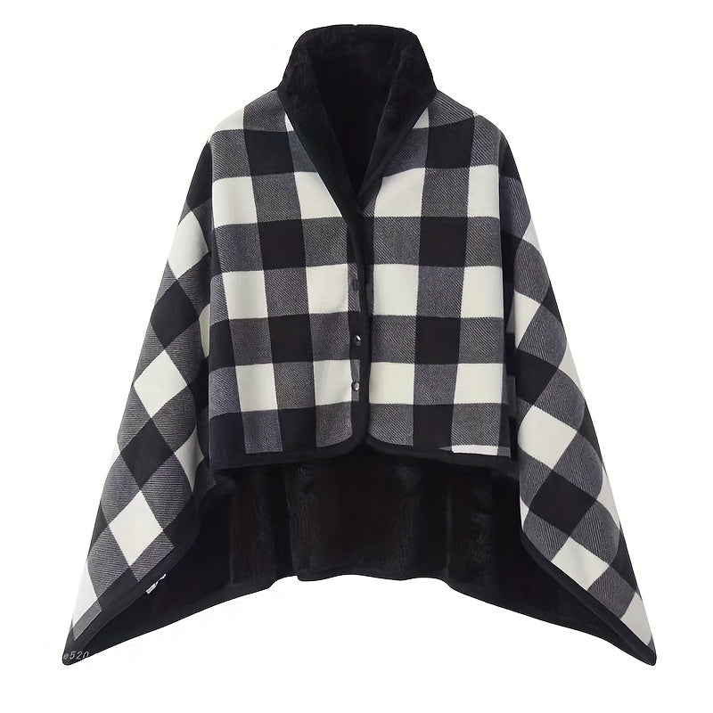 Women's Plaid Scarf, Winter Wrap - view 13