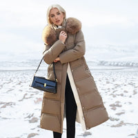 Veressa | Coat Fur Hood Waterproof Loose Fit