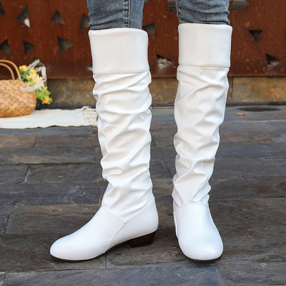 Women's Slouched Knee-High Boots - view 10
