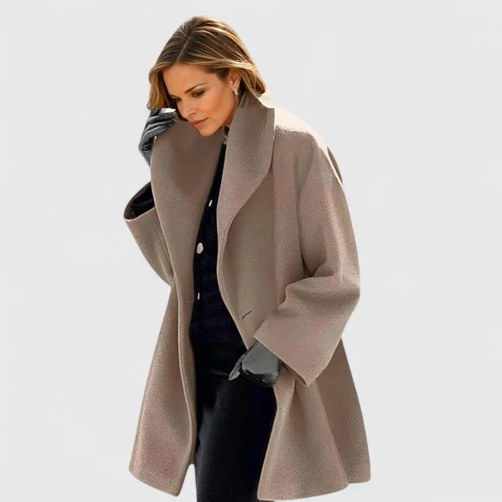 Women's Shawl Collar Button-Front Coat, Winter - view 5