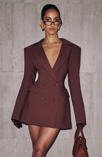 Selvienne | Mini Dress Tailored Double-Breasted
