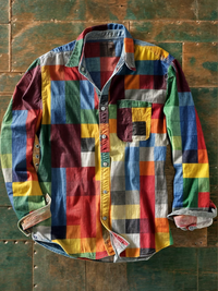 Tarlone | Patchwork vintage long-sleeve shirt