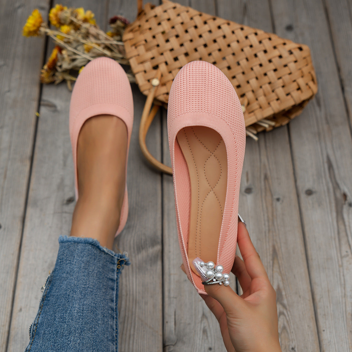 Women's Slip-On Shoes, Trainers - view 9
