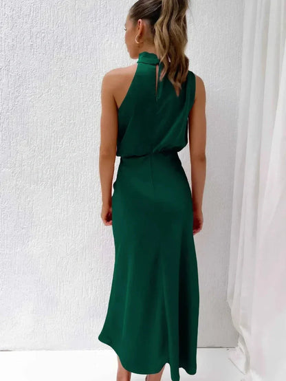 Kerensa | Elegant Halter Neck Dress