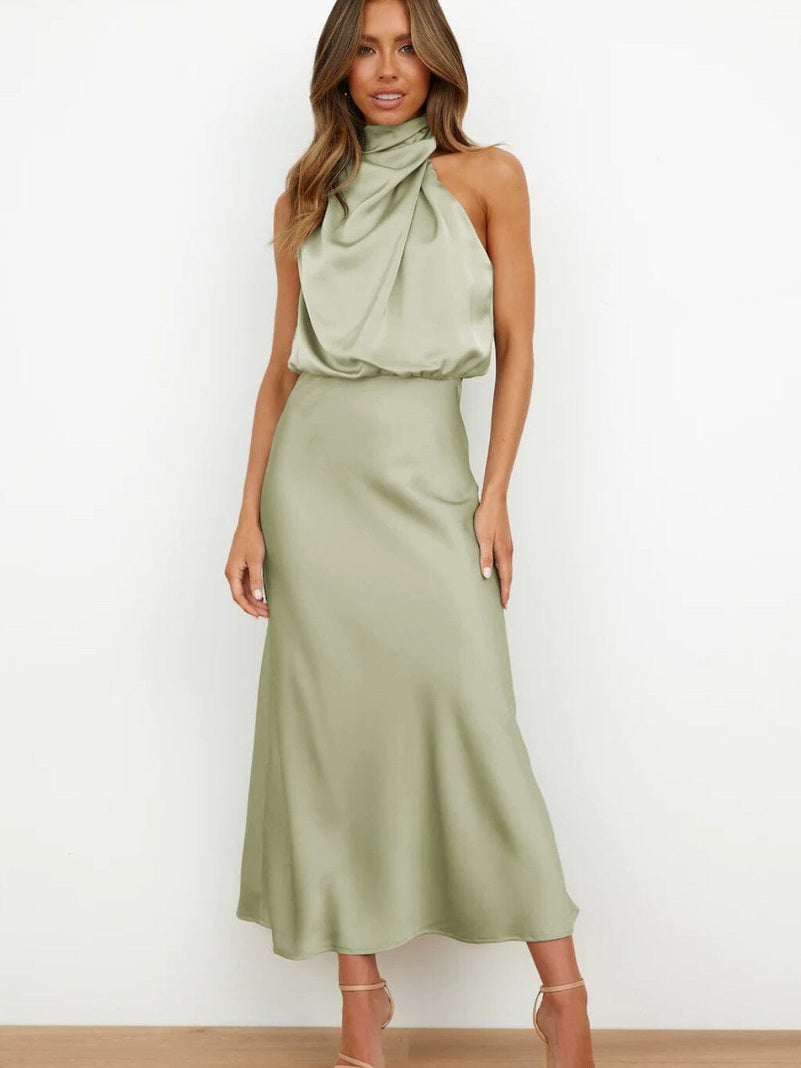 Kerensa | Elegant Halter Neck Dress