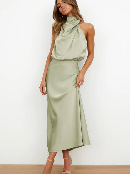 Kerensa | Elegant Halter Neck Dress