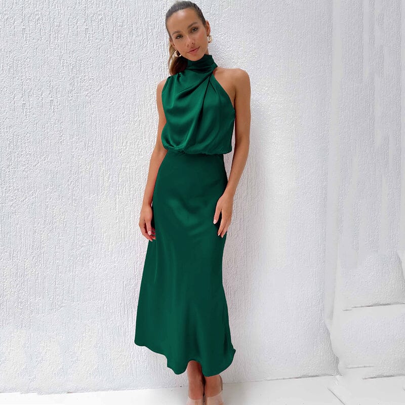 Kerensa | Elegant Halter Neck Dress