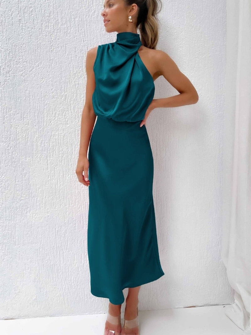 Kerensa | Elegant Halter Neck Dress