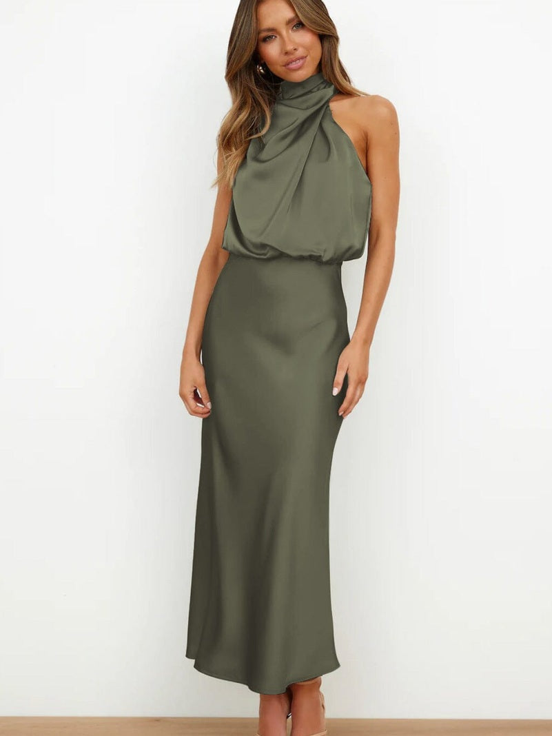 Kerensa | Elegant Halter Neck Dress