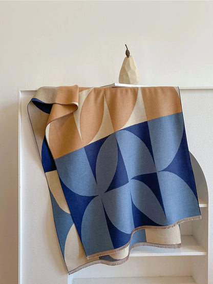 Women's Reversible Cashmere Scarf, Winter Wrap - view 7