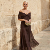 Florienne | Maxi Dress Floral Print V-Neck Flowy