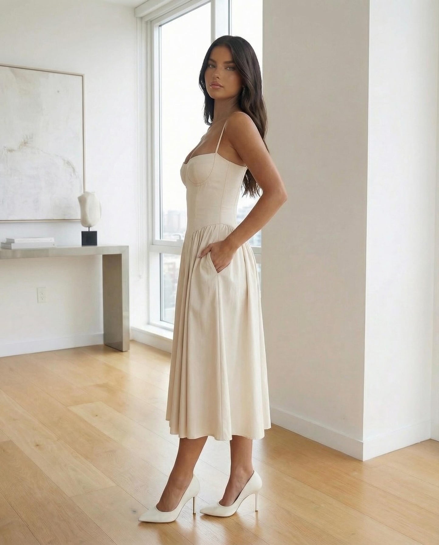 Nivelle — midi dress view 3