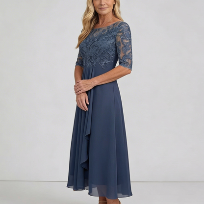 Zorienne — lace midi dress view 2