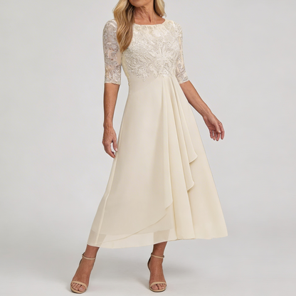 Zorienne — lace midi dress view 6