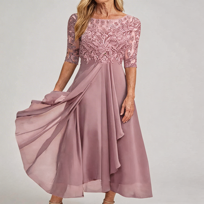 Zorienne — lace midi dress view 5