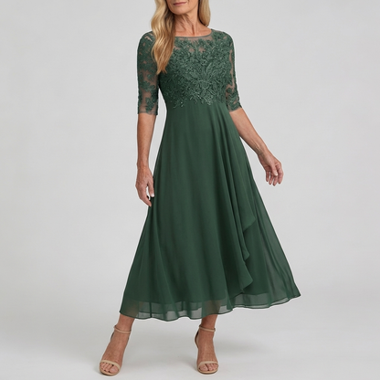 Zorienne — lace midi dress view 7